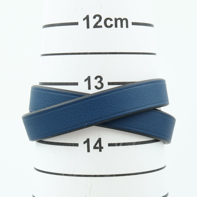 HERMES Swift皮革Mini Kelly Double Tour Bracelet金扣手鏈-10