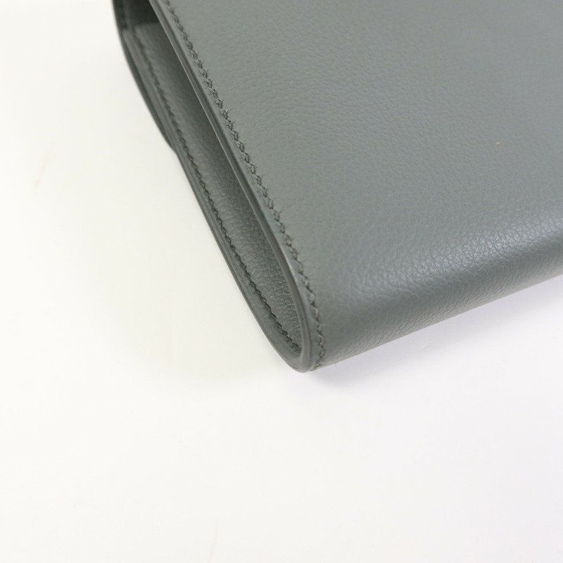 HERMES Evercolor皮革Constance To Go金扣肩背袋Vert Amande-13