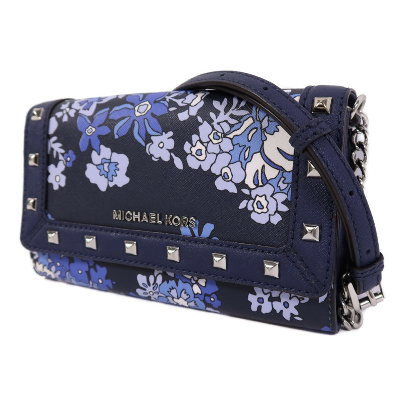 Michael Kors 塗層帆布Shoulder Bag銀扣肩背袋-2