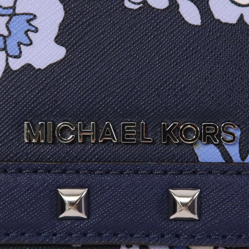 Michael Kors 塗層帆布Shoulder Bag銀扣肩背袋-5