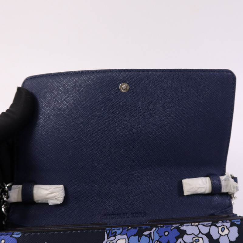 Michael Kors 塗層帆布Shoulder Bag銀扣肩背袋-13