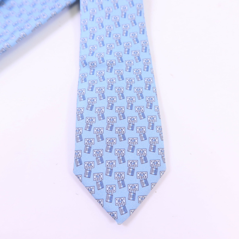HERMES 絲質Necktie領帶-4