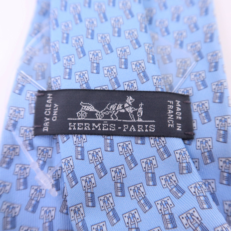 HERMES 絲質Necktie領帶-6