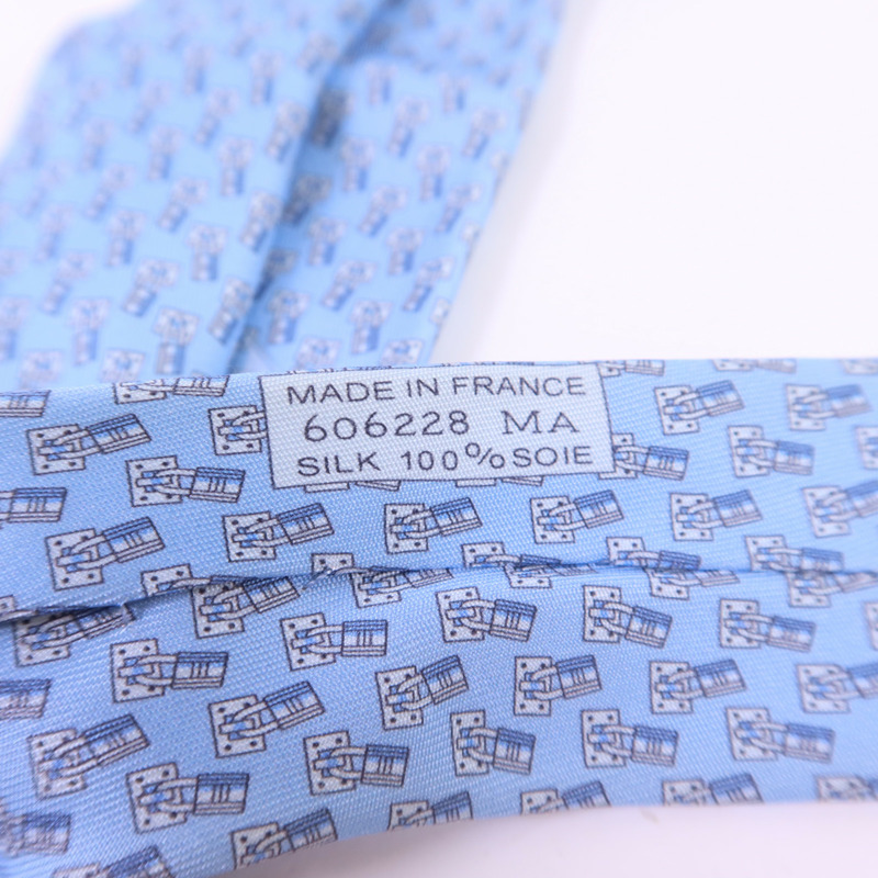 HERMES 絲質Necktie領帶-7