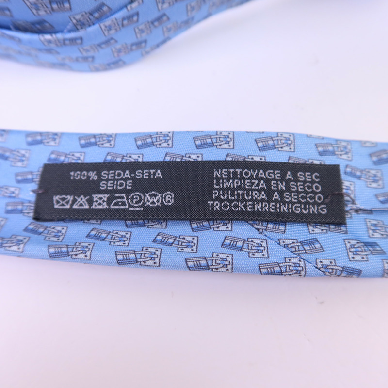 HERMES 絲質Necktie領帶-8