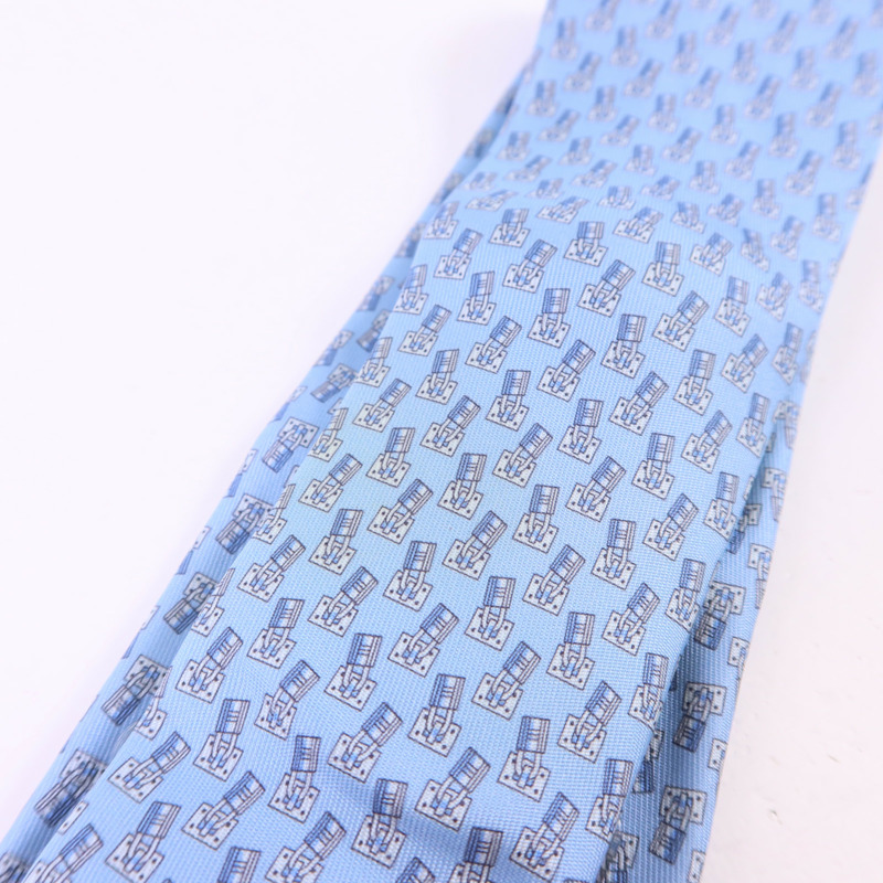 HERMES 絲質Necktie領帶-10