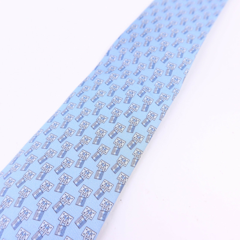 HERMES 絲質Necktie領帶-11