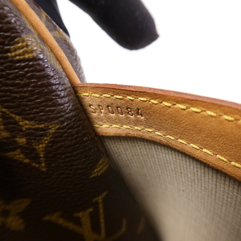 LOUIS VUITTON Monogram Reporter PM金扣肩背袋棕色-9