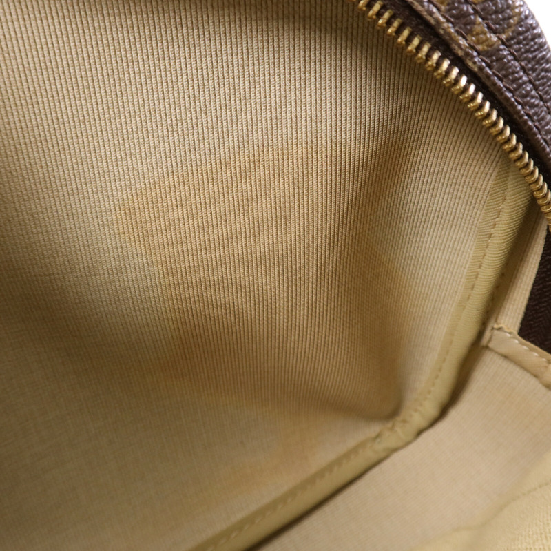 LOUIS VUITTON Monogram Reporter PM金扣肩背袋棕色-19