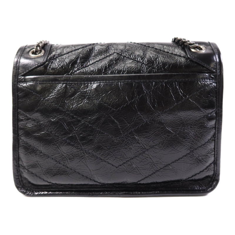 YVES SAINT LAURENT 牛皮皮革Niki Baby鏈帶肩背袋-1