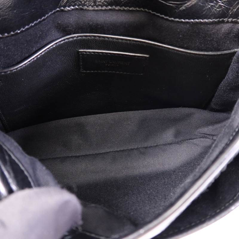 YVES SAINT LAURENT 牛皮皮革Niki Baby鏈帶肩背袋-4