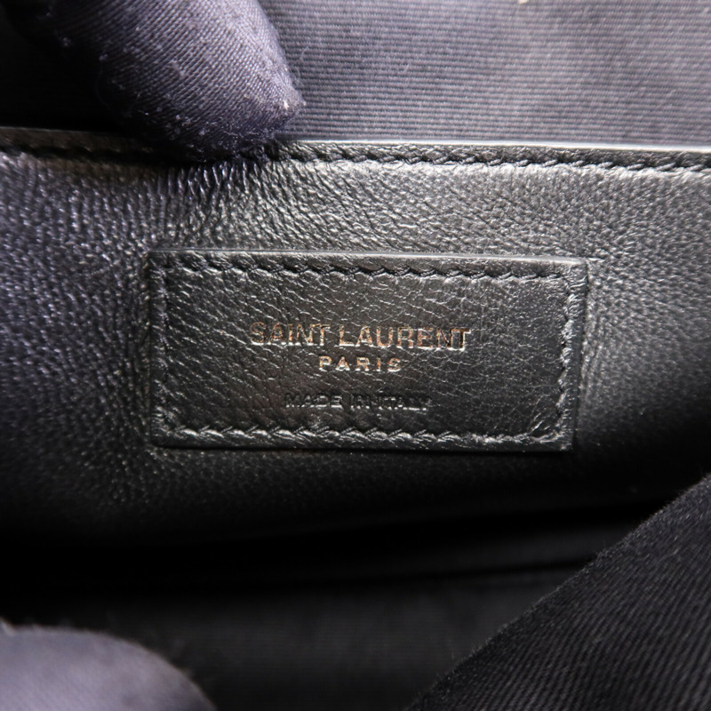 YVES SAINT LAURENT 牛皮皮革Niki Baby鏈帶肩背袋-5