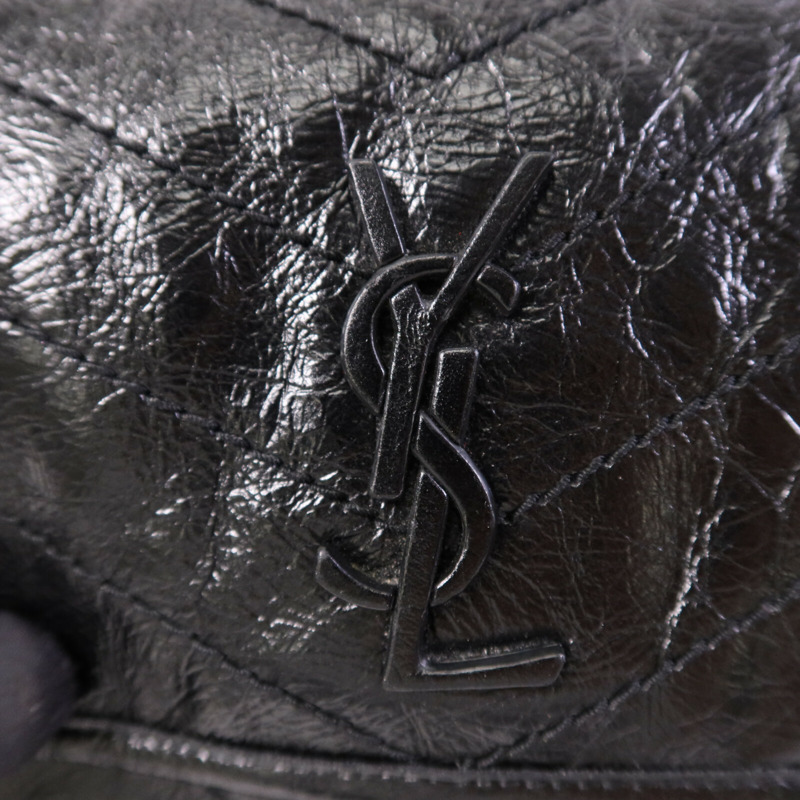 YVES SAINT LAURENT 牛皮皮革Niki Baby鏈帶肩背袋-13