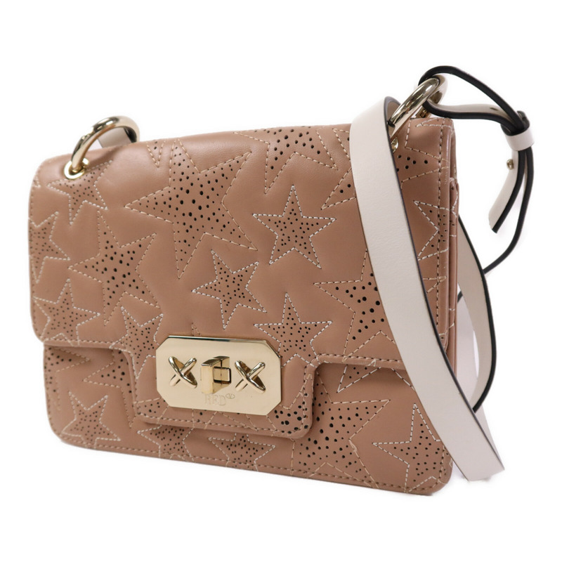 Valentino 牛皮皮革Shoulder Bag金扣肩背袋-2