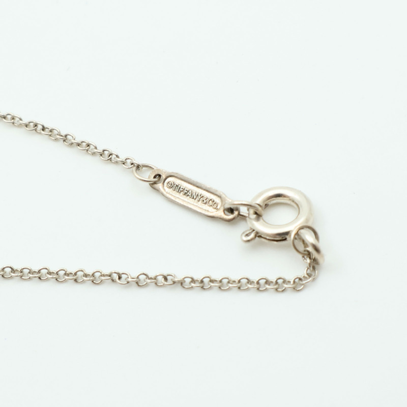 TIFFANY＆CO 925純銀Heart Key Necklace項鍊-6
