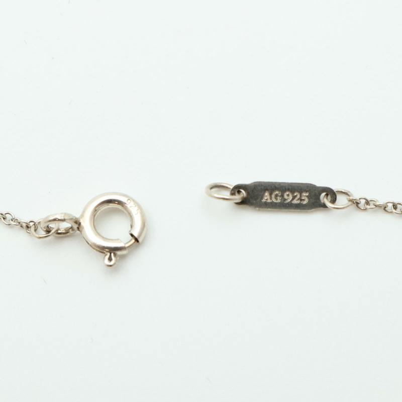 TIFFANY＆CO 925純銀Heart Key Necklace項鍊-7