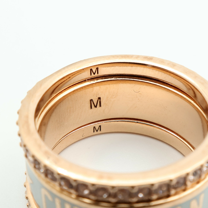 Dior 金屬Triple Ring戒指US#5.75-7