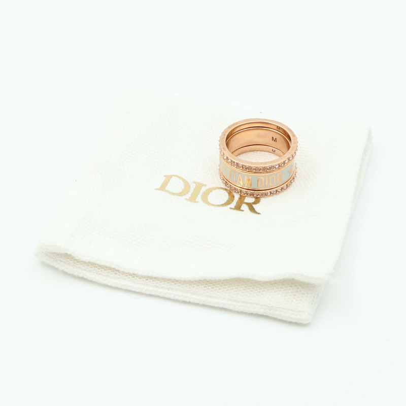 Dior 金屬Triple Ring戒指US#5.75-11