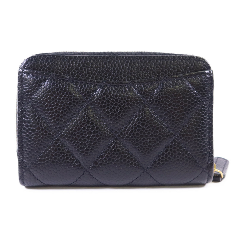 CHANEL 牛皮皮革Card Case金扣卡片套-1