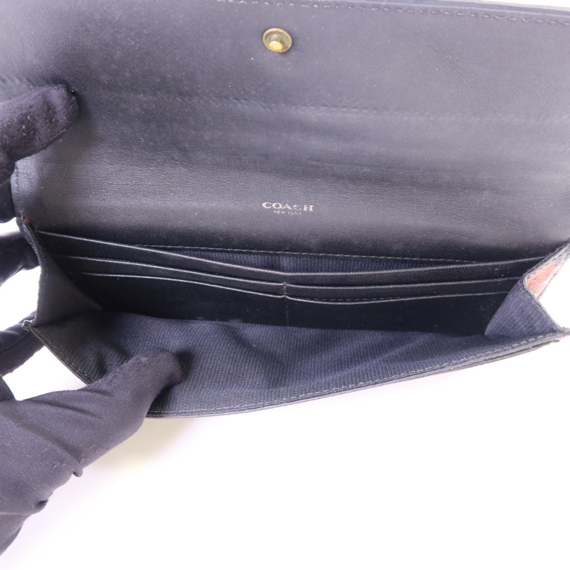 COACH 牛皮皮革Long Wallet長錢包-4