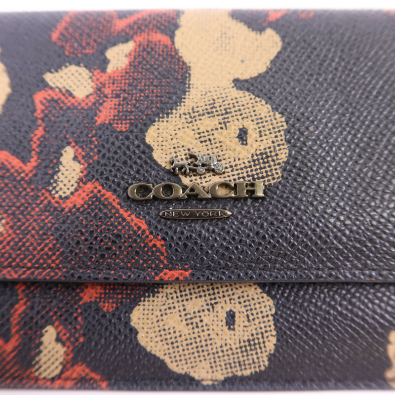 COACH 牛皮皮革Long Wallet長錢包-6