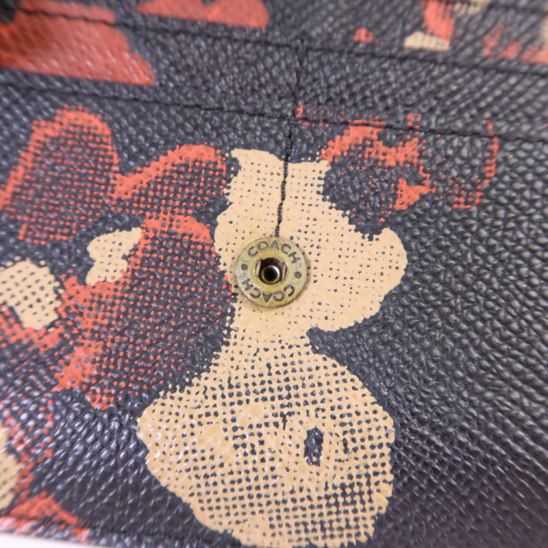 COACH 牛皮皮革Long Wallet長錢包-7