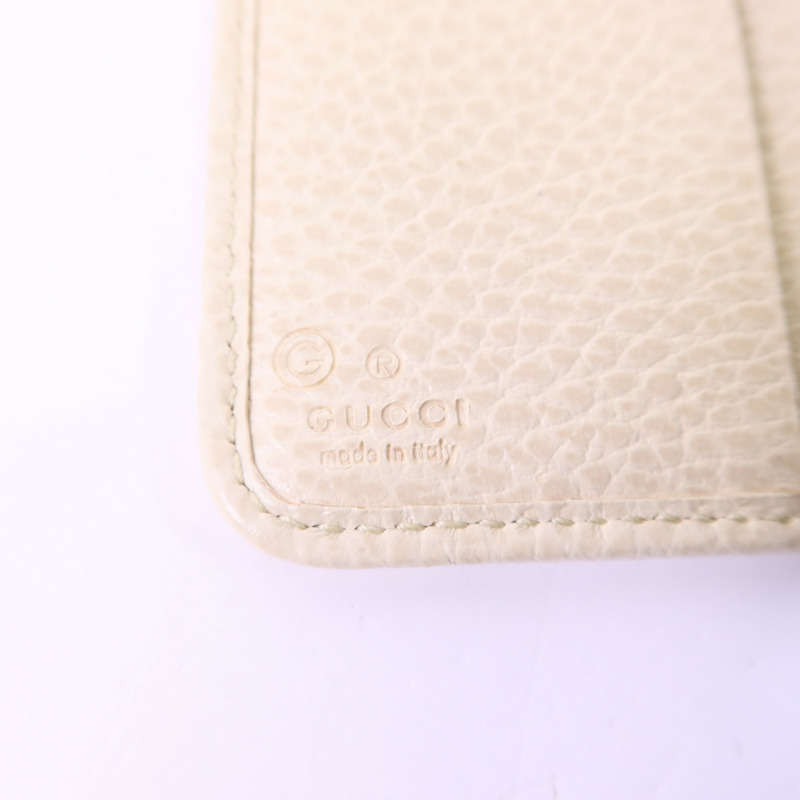 GUCCI 帆布Bifold Wallet金扣錢包-7