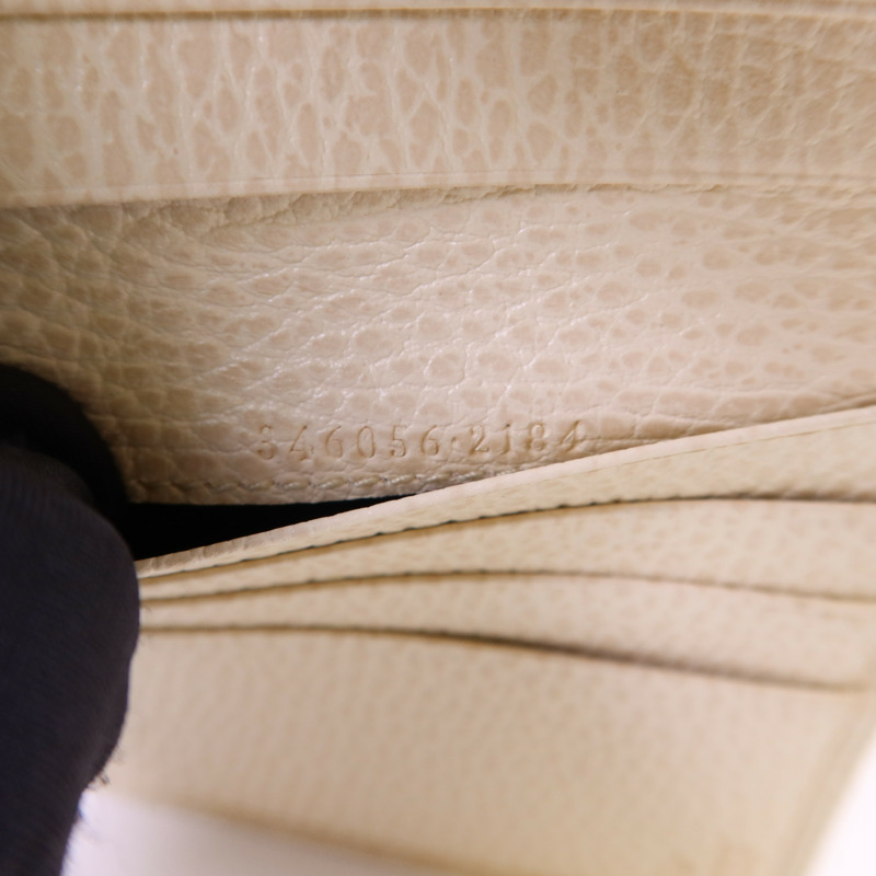 GUCCI 帆布Bifold Wallet金扣錢包-8