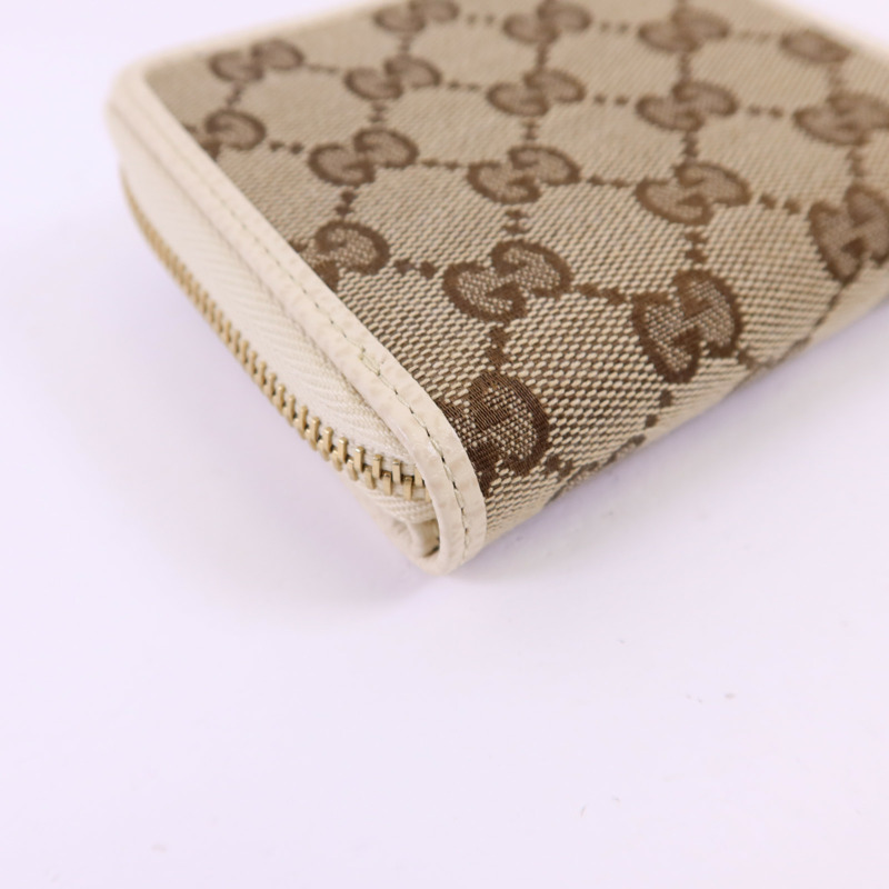 GUCCI 帆布Bifold Wallet金扣錢包-14
