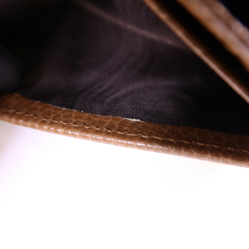 GUCCI 帆布Long Bifold Wallet金扣長錢包-12