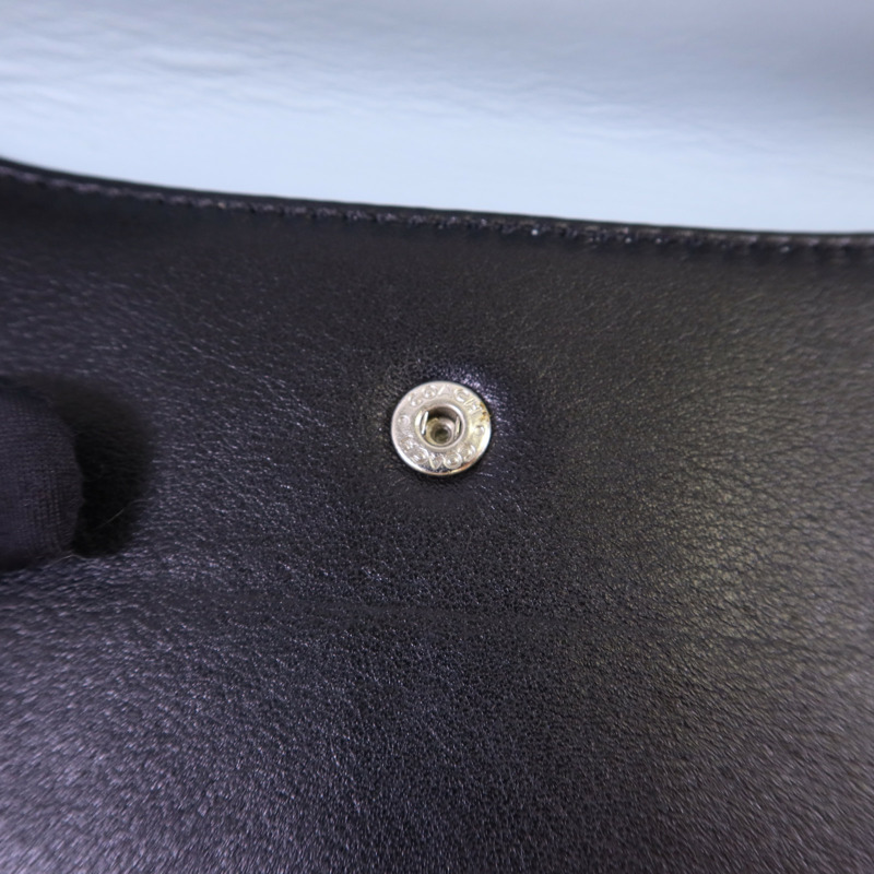 COACH 牛皮皮革Long Bifold Wallet銀扣長錢包-8