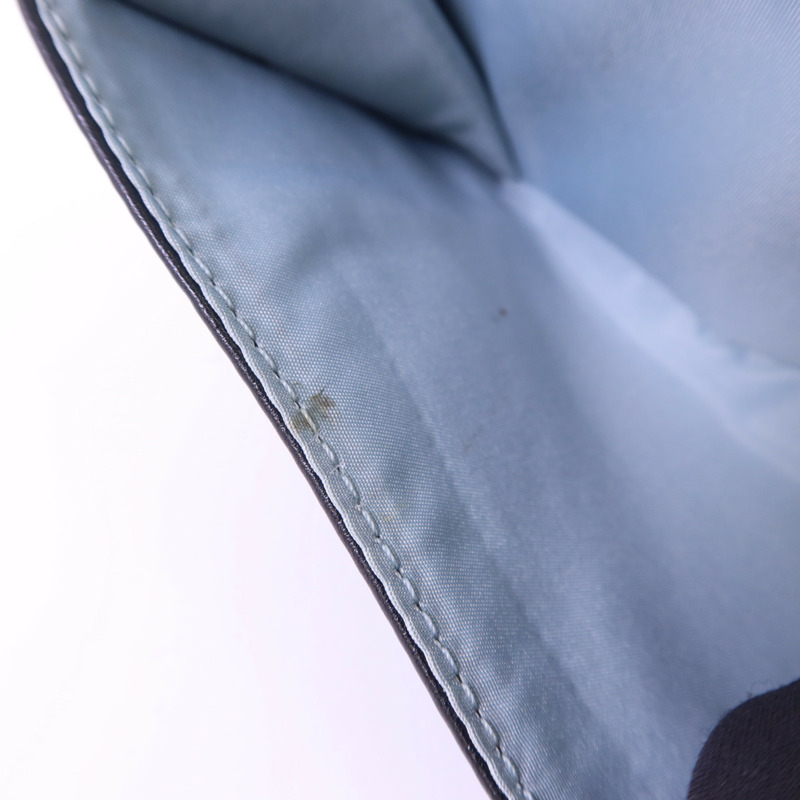 COACH 牛皮皮革Long Bifold Wallet銀扣長錢包-16