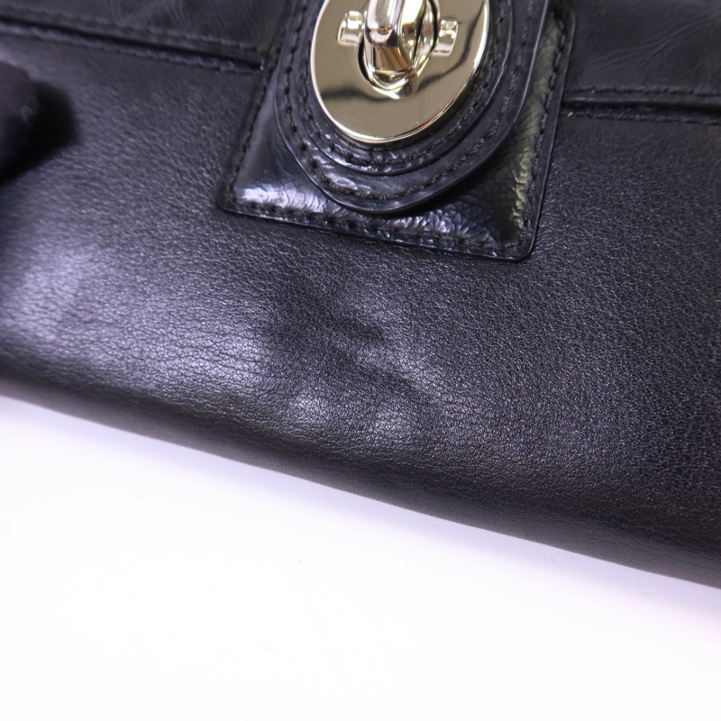 COACH 牛皮皮革Long Bifold Wallet銀扣長錢包-17