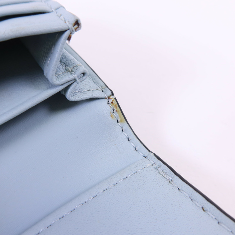 COACH 牛皮皮革Long Bifold Wallet銀扣長錢包-19