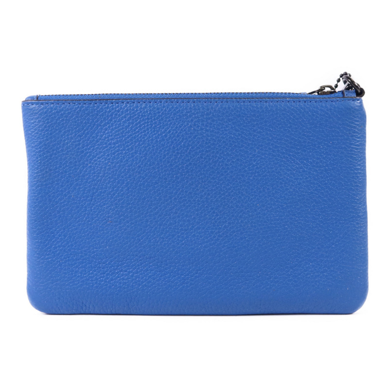 COACH 牛皮皮革Pouch手拿包-1