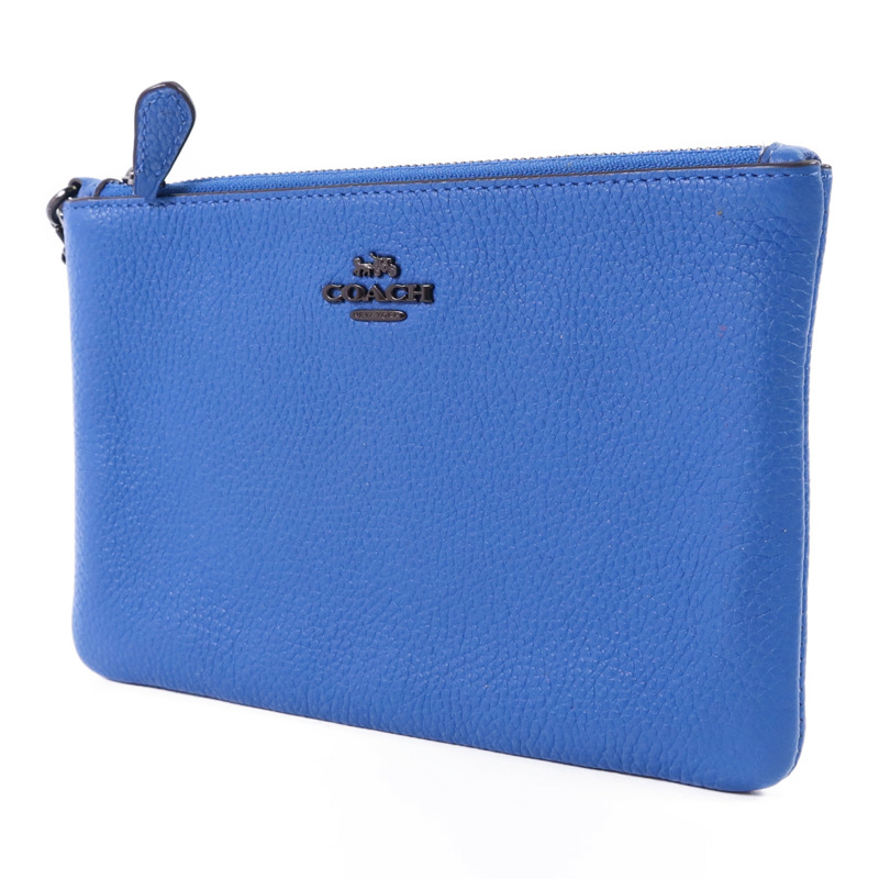 COACH 牛皮皮革Pouch手拿包-2