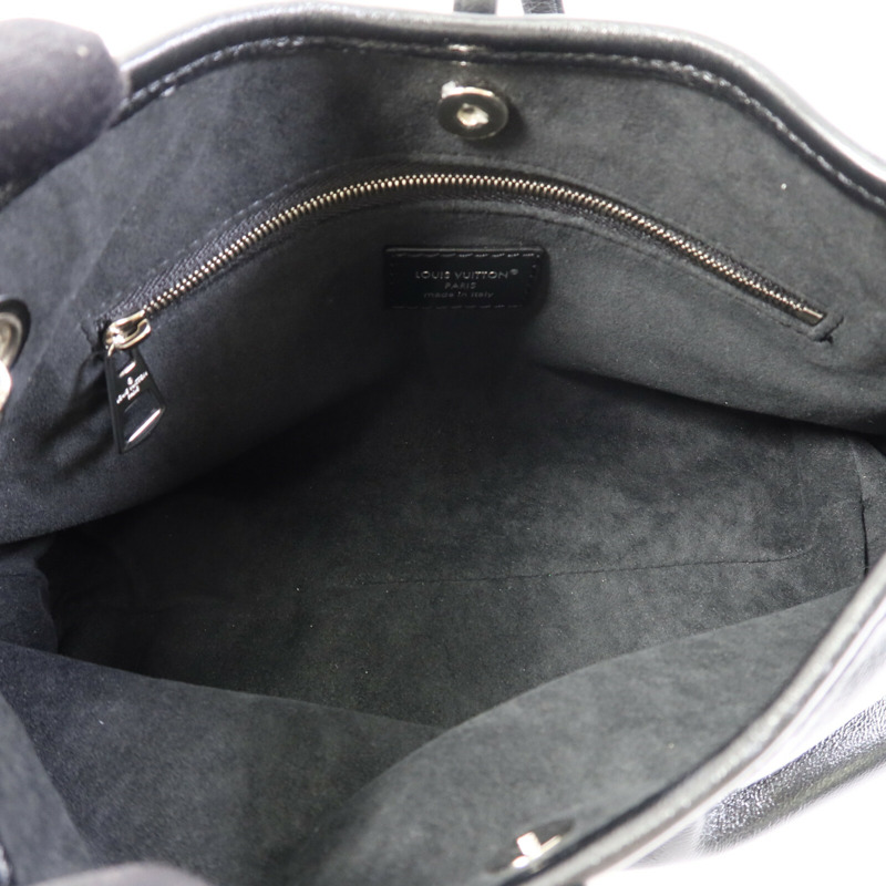 LOUIS VUITTON Monogram/羊皮皮革Carryall Vibe BB銀扣鏈帶肩背袋-4