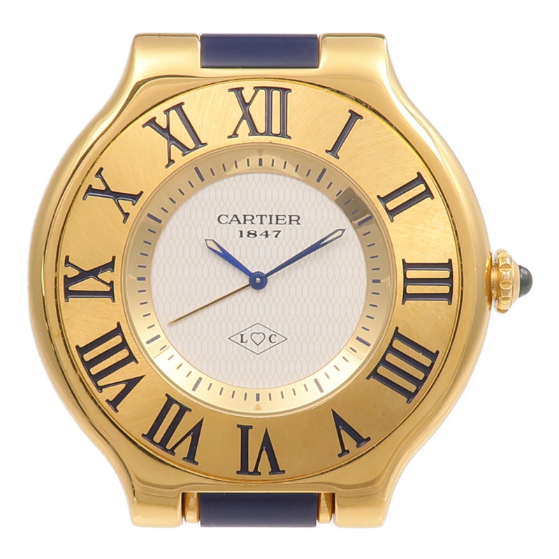 CARTIER Must De 21 Travel Alarm Clock 6604-0