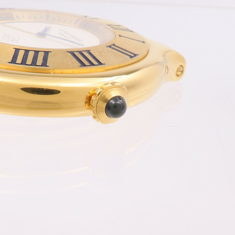 CARTIER Must De 21 Travel Alarm Clock 6604-6