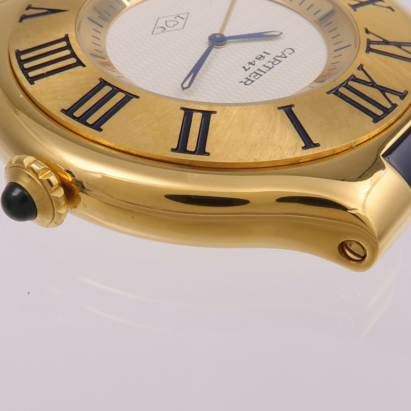 CARTIER Must De 21 Travel Alarm Clock 6604-8