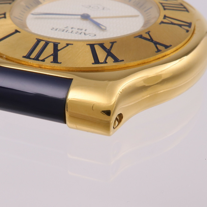 CARTIER Must De 21 Travel Alarm Clock 6604-9