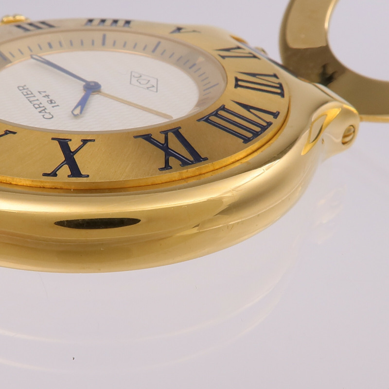 CARTIER Must De 21 Travel Alarm Clock 6604-10