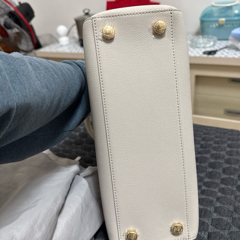 Mirabelle 吊牌托特包 - 象牙白-7