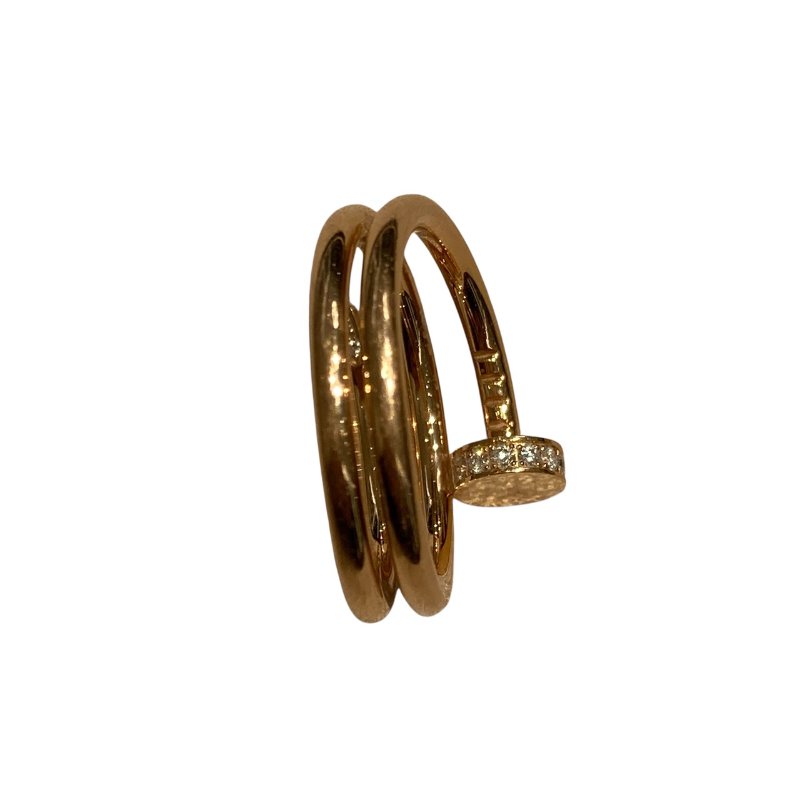 CARTIER 卡地亞 B4210851 Juste Un Clou Ring 釘子戒指 SIZE:51 18K 戒指 PG 鑲鑽-3