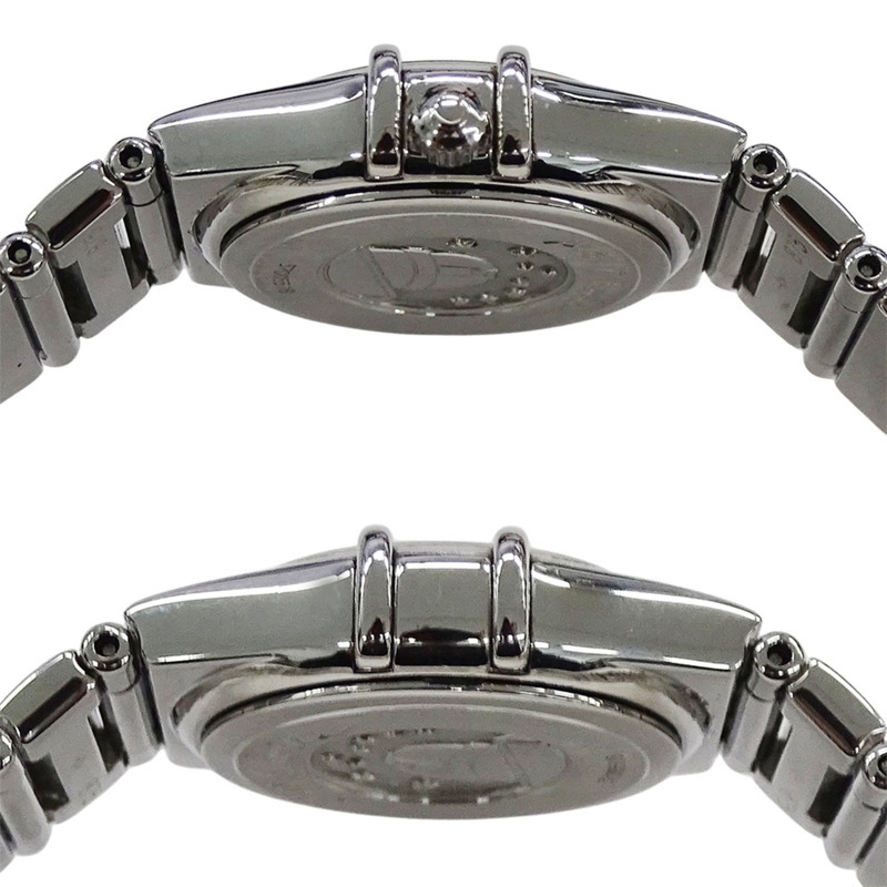 歐米茄星座系列迷你款 My Choice 1561.71 女士腕錶，貝殼石英機芯，不鏽鋼錶殼，銀色，拋光-2