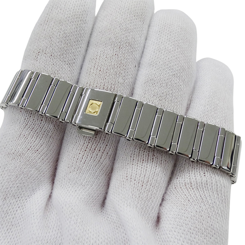 歐米茄星座系列迷你款 My Choice 1561.71 女士腕錶，貝殼石英機芯，不鏽鋼錶殼，銀色，拋光-5