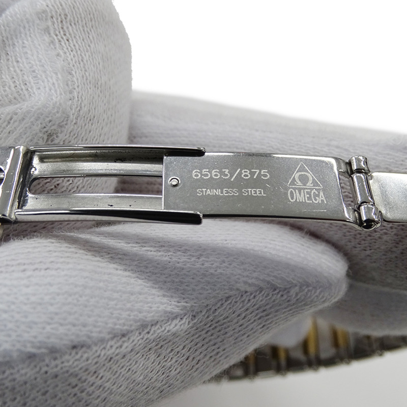 歐米茄星座系列迷你款 My Choice 1365.71 女士腕錶，貝殼鑽石英機芯，不鏽鋼、黃金和拋光黃-4