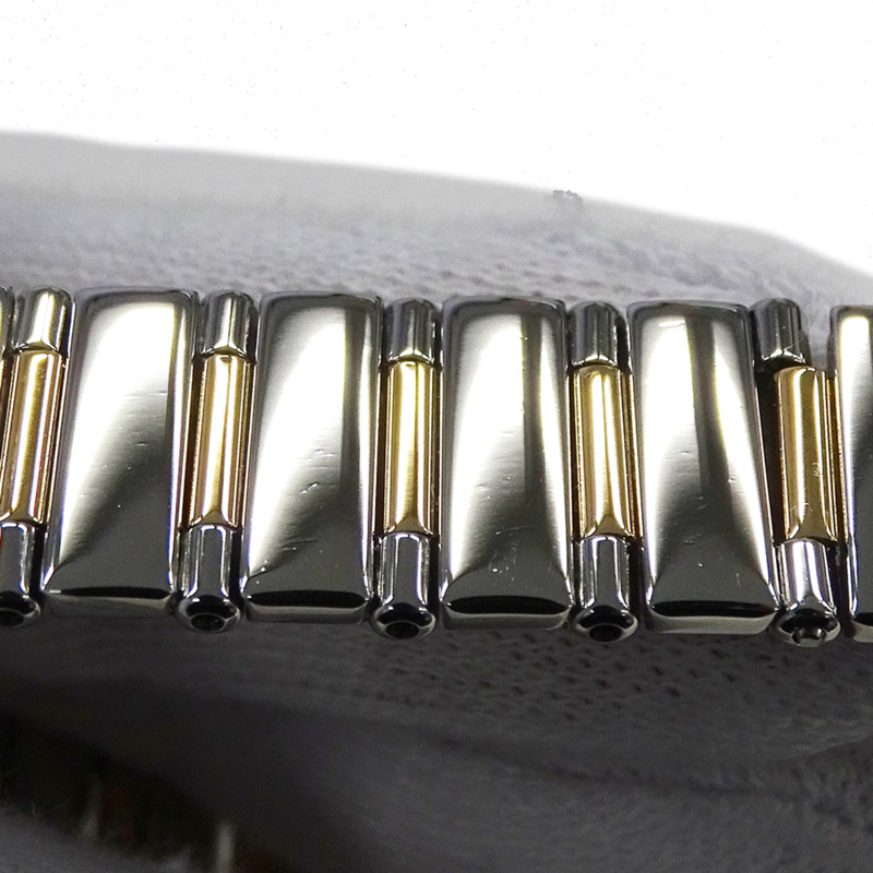 歐米茄星座系列迷你款 My Choice 1365.71 女士腕錶，貝殼鑽石英機芯，不鏽鋼、黃金和拋光黃-9