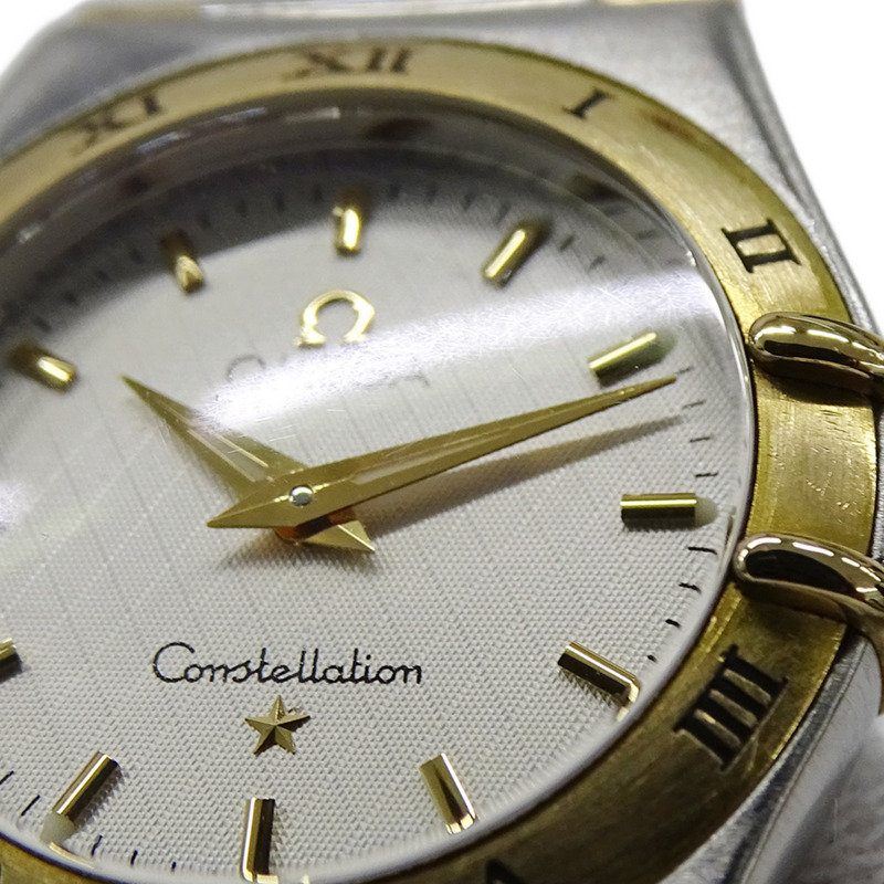 歐米茄星座系列 1372.30 女士石英腕錶，不鏽鋼、黃金和拋光黃-11