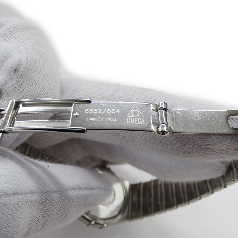 歐米茄星座系列 1572.30 女士石英腕錶，不鏽鋼材質，銀色，白色，拋光處理-4